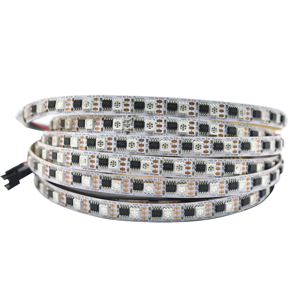 WS2811 5V Individually Addressable RGB Color Chase LED Strip 42LEDs/m